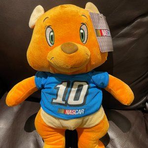 Kelly Toy Stewart Haas NASCAR #10 Teddy Bear Racing Stuffed Animal